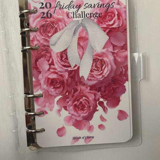 2026 Soft Life Savings Binder – Friday Cash Stuffing Challenge - Splash of Charm