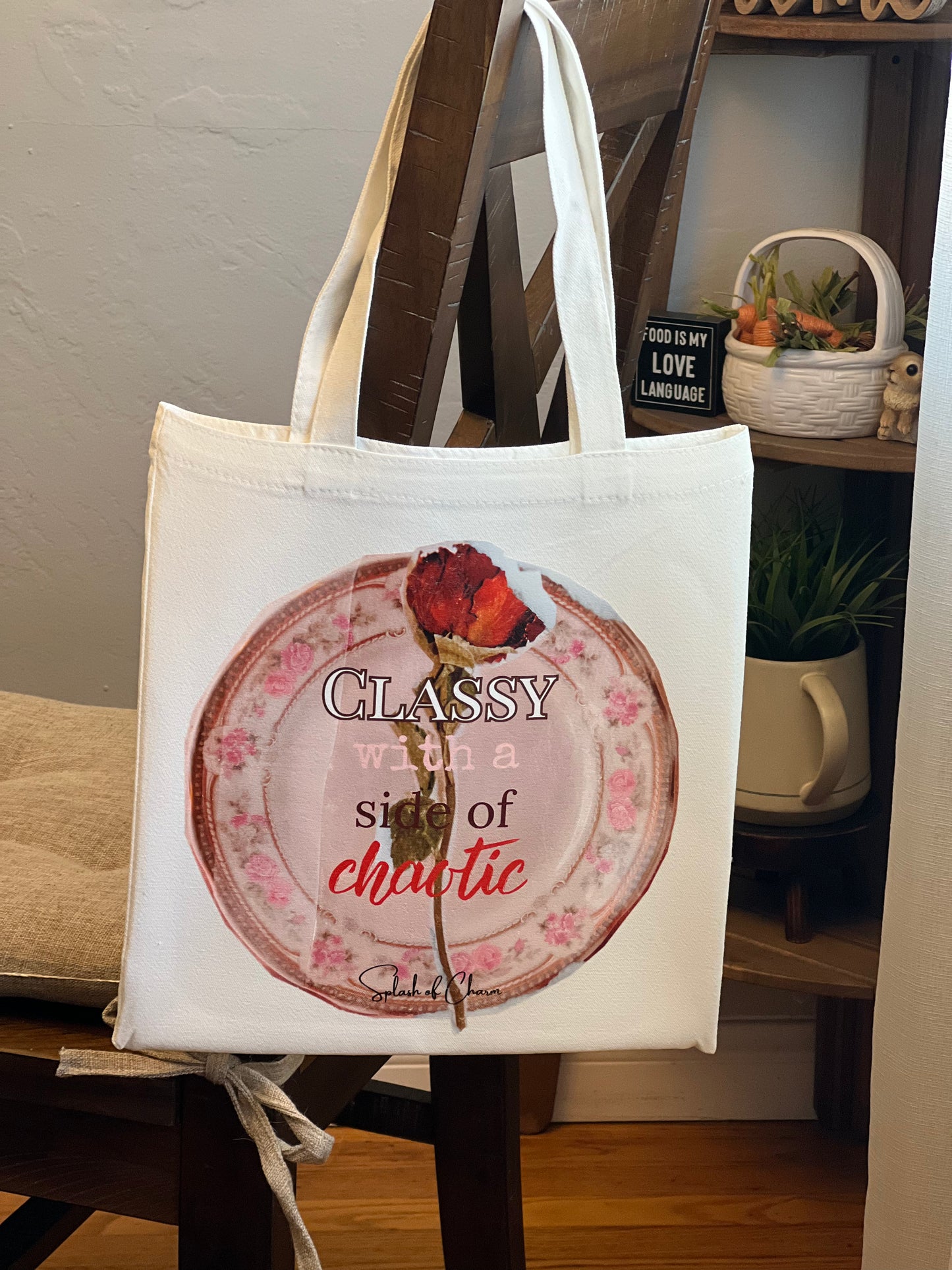 Classy with a Side of Chaotic Tote