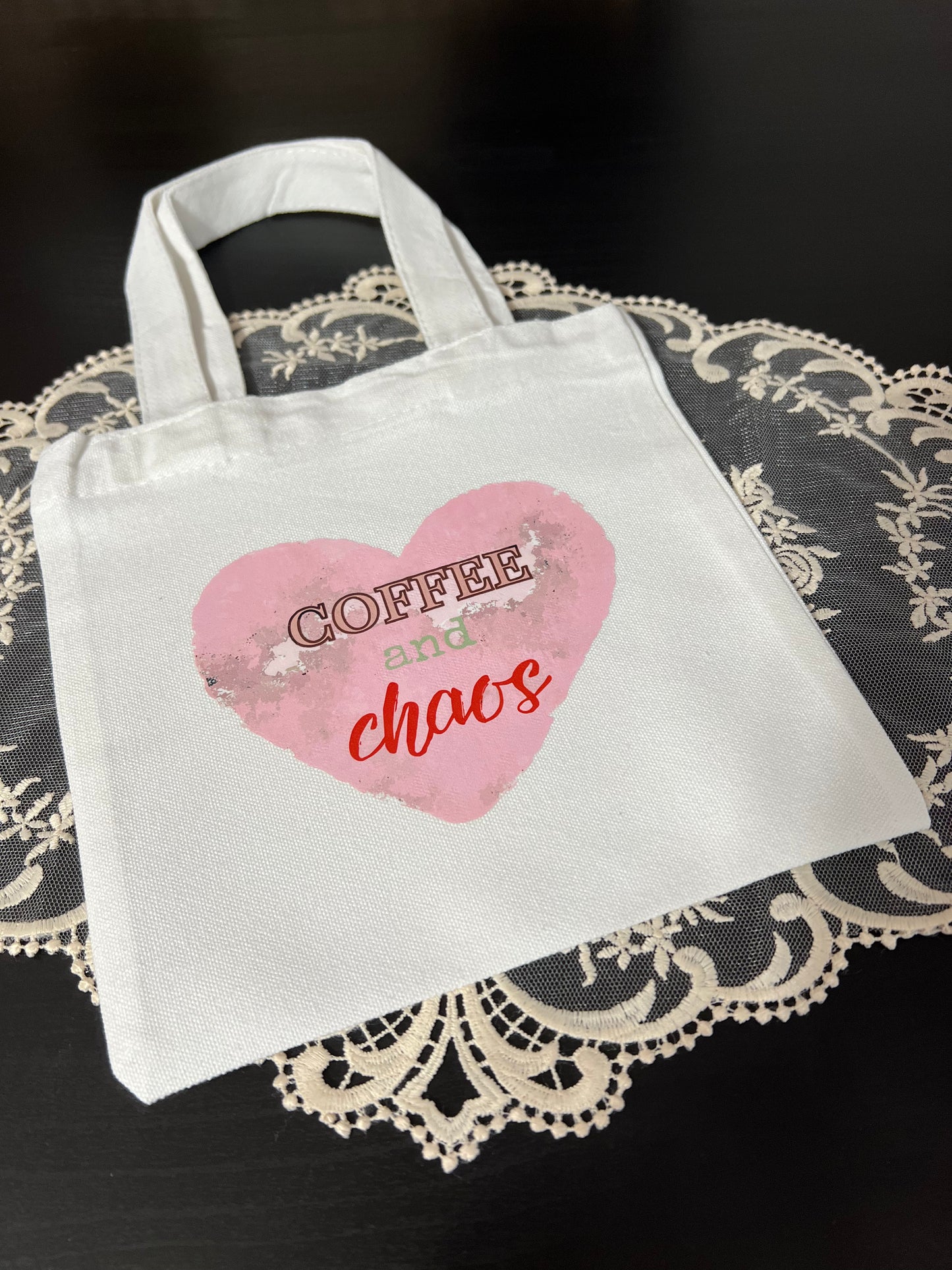 Coffee and Chaos Mini Tote