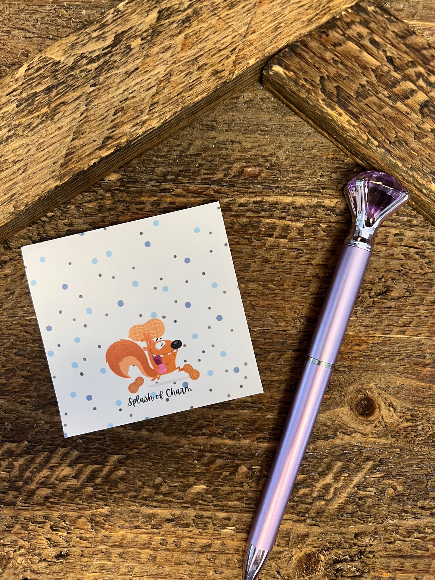 Nutz the Squirrel Post-It Sticky Notes