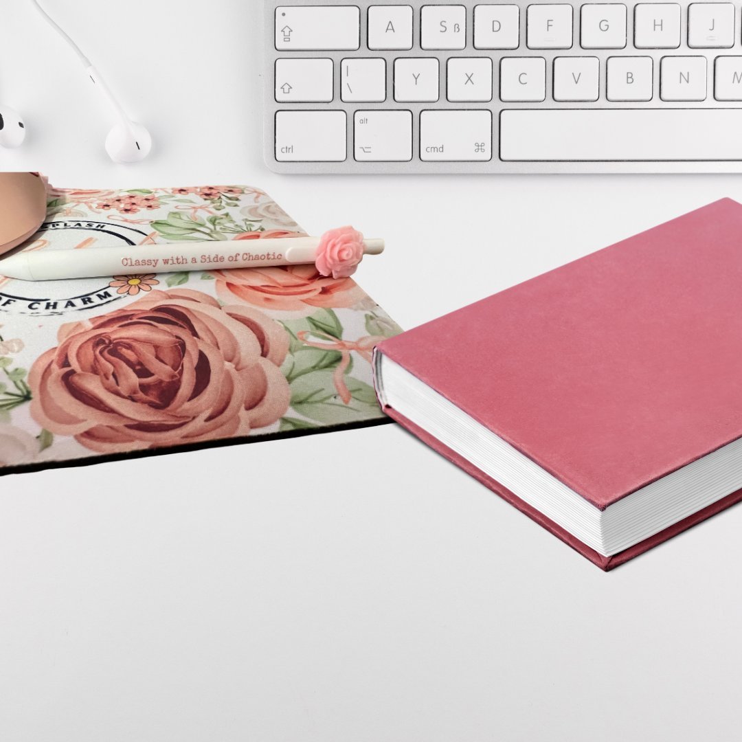 Classy with a Side of Chaotic Black Ink Gel Charm Pen – Fun Stationery Gift - Splash of Charm