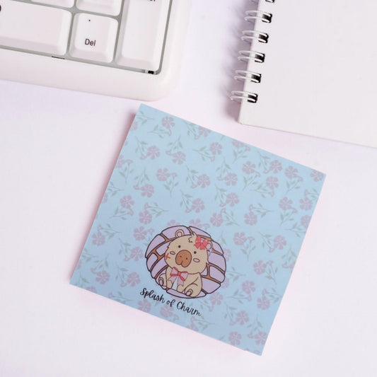 Concha the Capybara Post - It Notes – Fun & Functional Sticky Notes - Splash of Charm