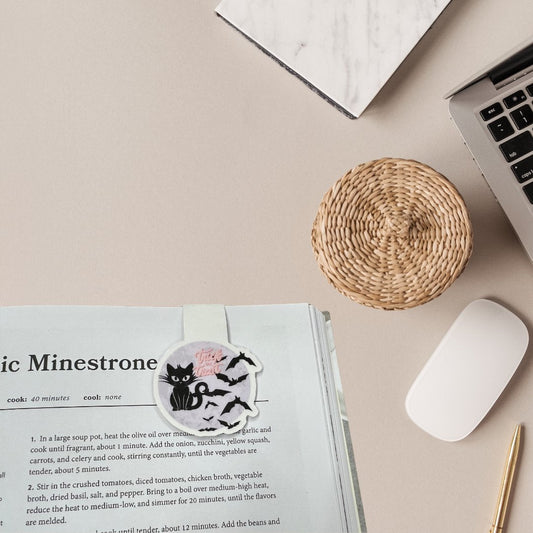 Halloween Inspired Magnetic Bookmarks – Cute Cat & Dog Designs, Spooky Pet Lover Gifts for Bookworms - Splash of Charm