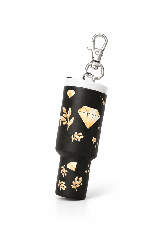 Mini Tumbler Bag Charm Keychain – Cute Kawaii Purse Charm - Splash of Charm