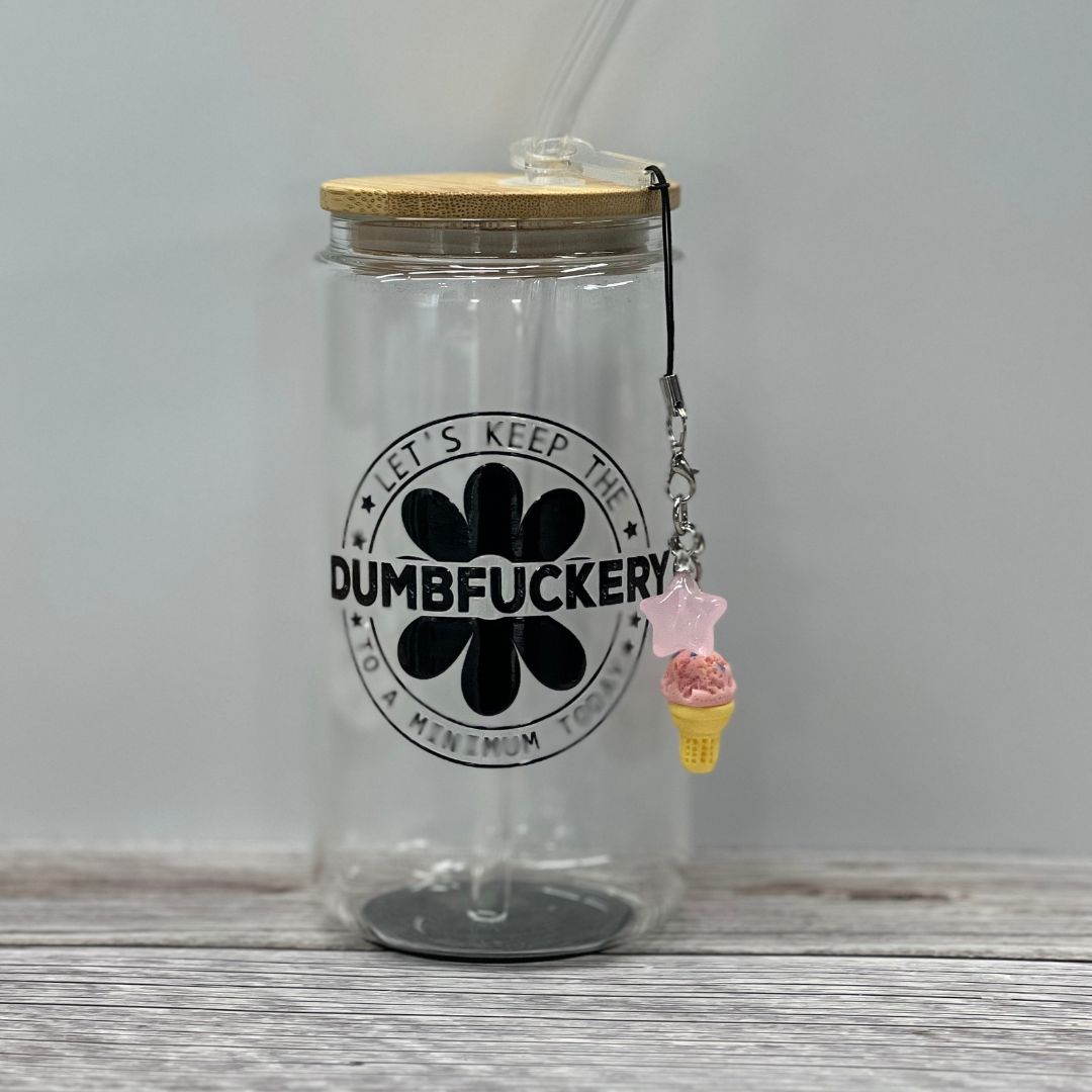 Cell Phone & Hanging Straw Charm – Cute & Functional Accessory - Splash of Charm