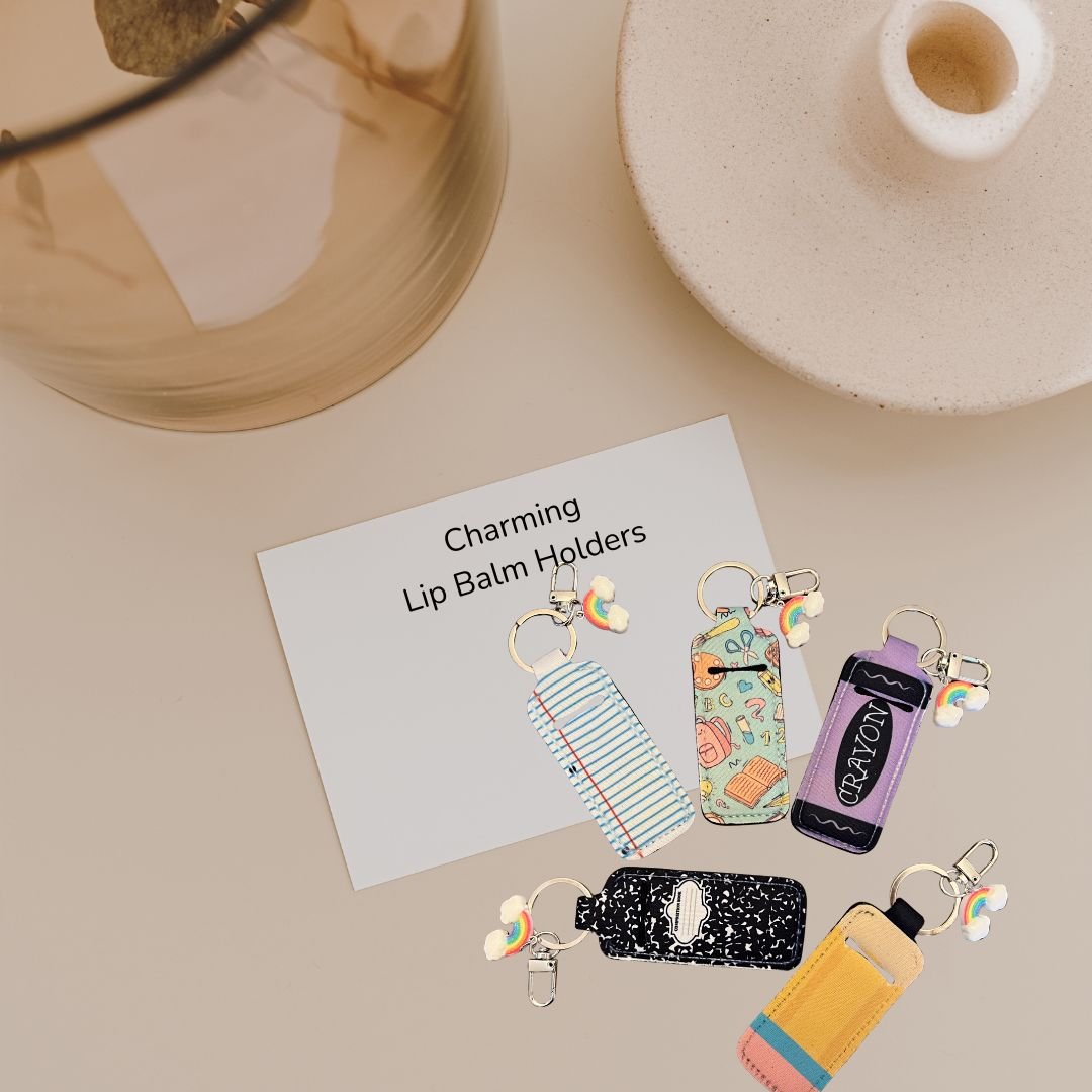 School Themed Lip Balm Purse Charm - Splash of Charm