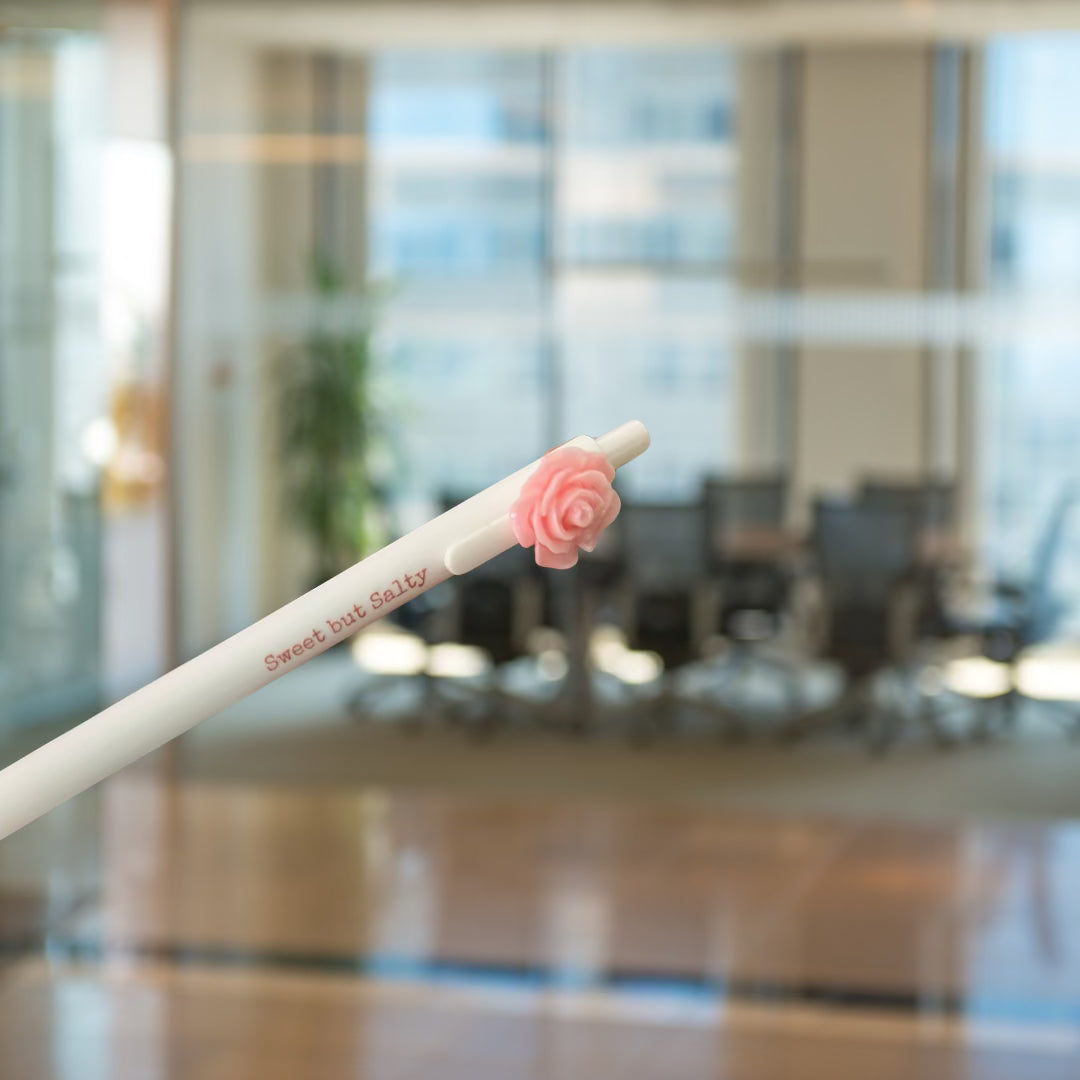 Sweet but Salty Black Ink Gel Charm Pen – Fun & Stylish Writing Tool - Splash of Charm