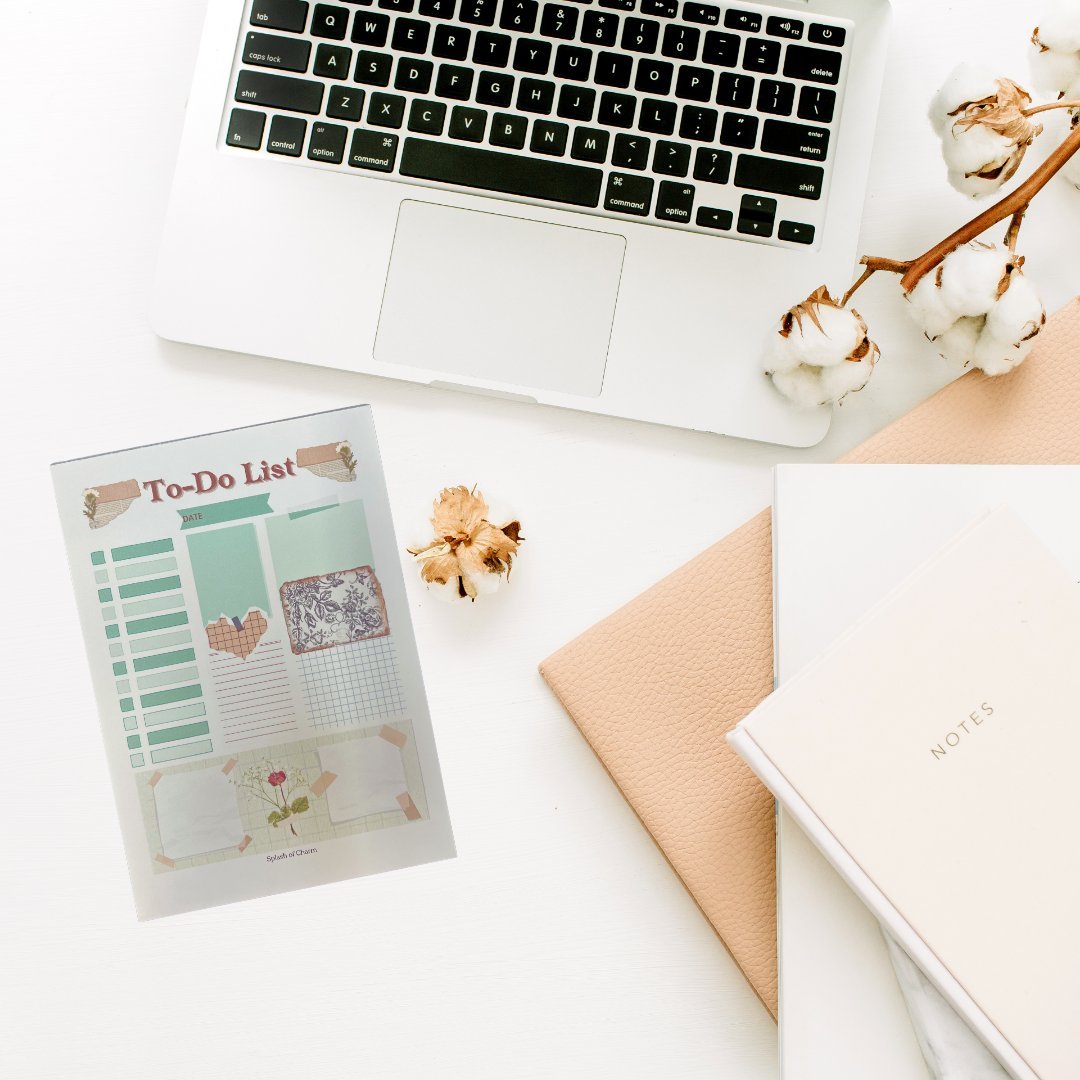Daily To-Do List Planner Notepad – Simple & Stylish Task Organizer - Splash of Charm