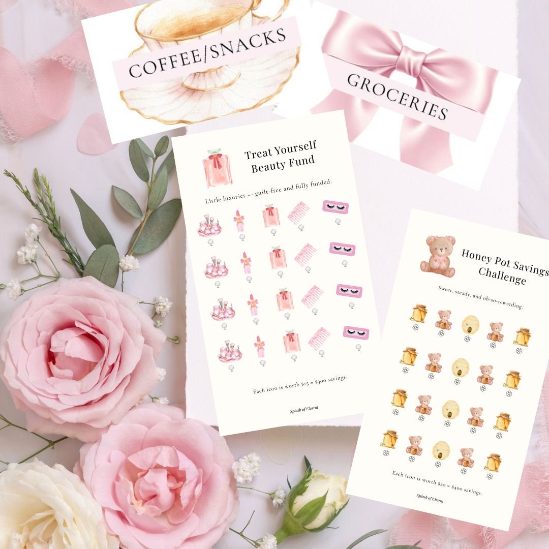 Savings Challenges - Splash of Charm