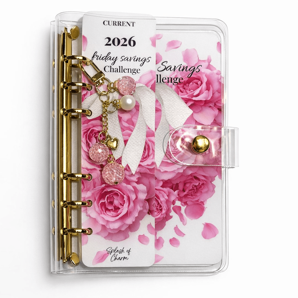2026 Friday Savings Challenge Binder | Soft Life Floral Edition – Friday Cash Stuffing Challenge - Splash of Charm