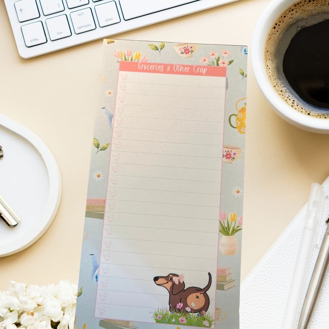 8x4 Grocery List Notepad – Simple Shopping List Organizer - Splash of Charm