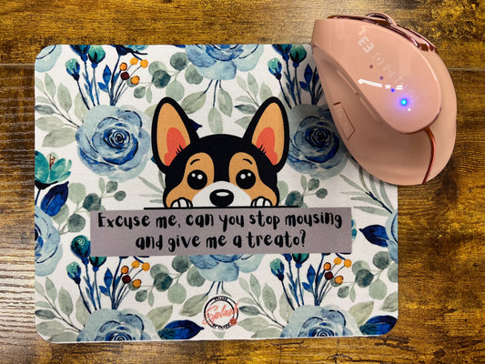 Snackish Dog Neoprene Mouse Pad