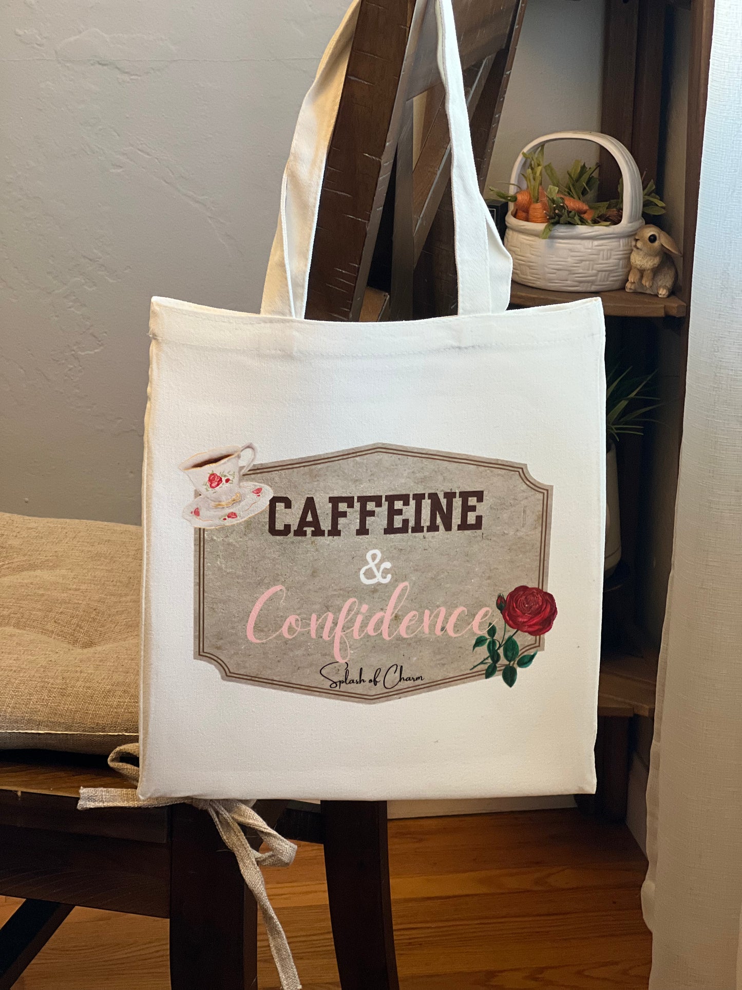 Caffeine and Confidence Tote