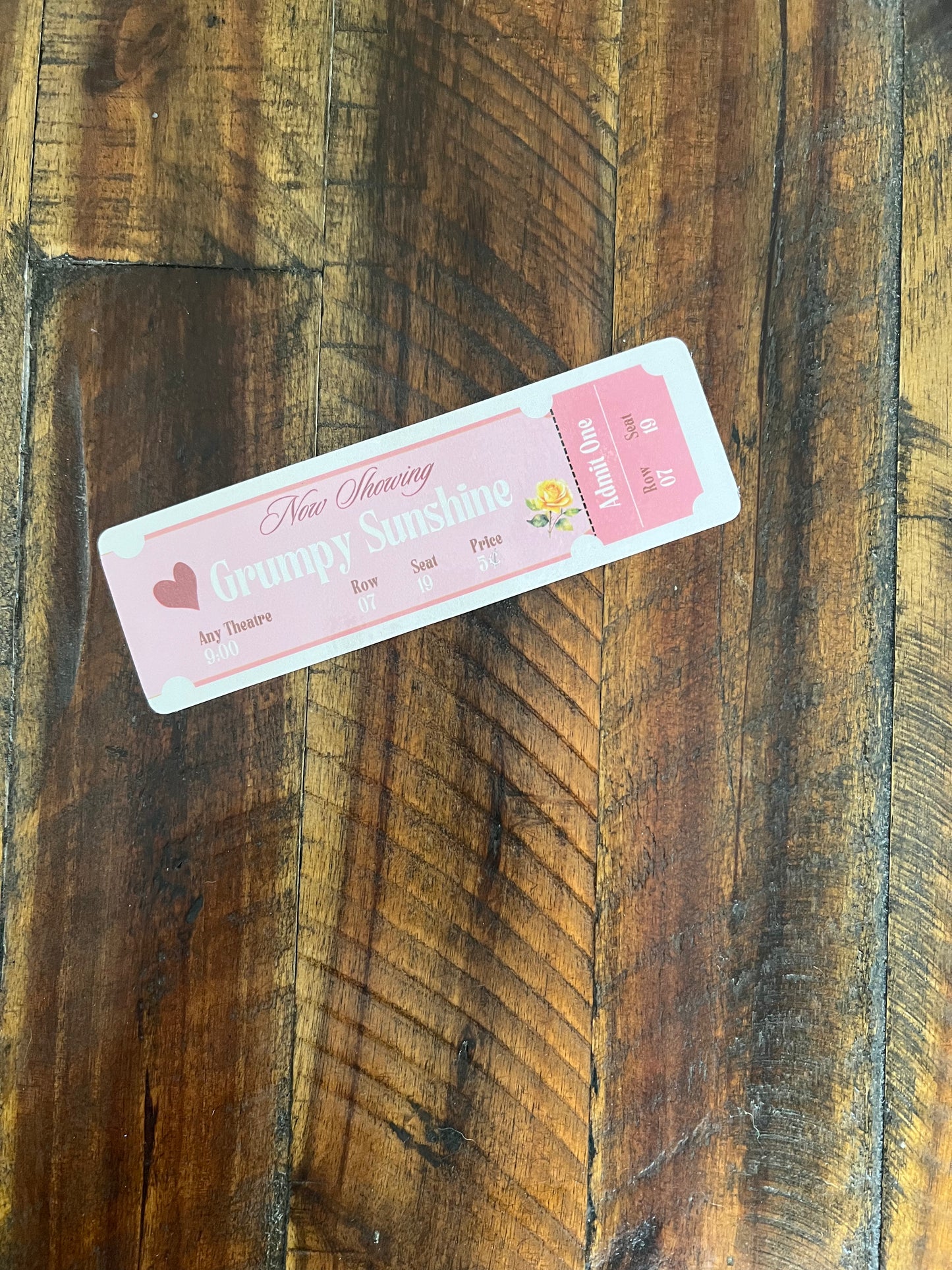 Grumpy Sunshine Bookmark