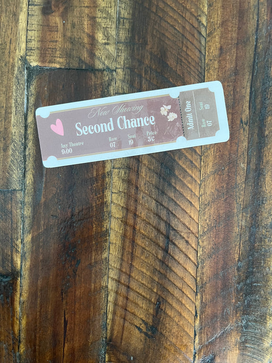 Second Chance Bookmark