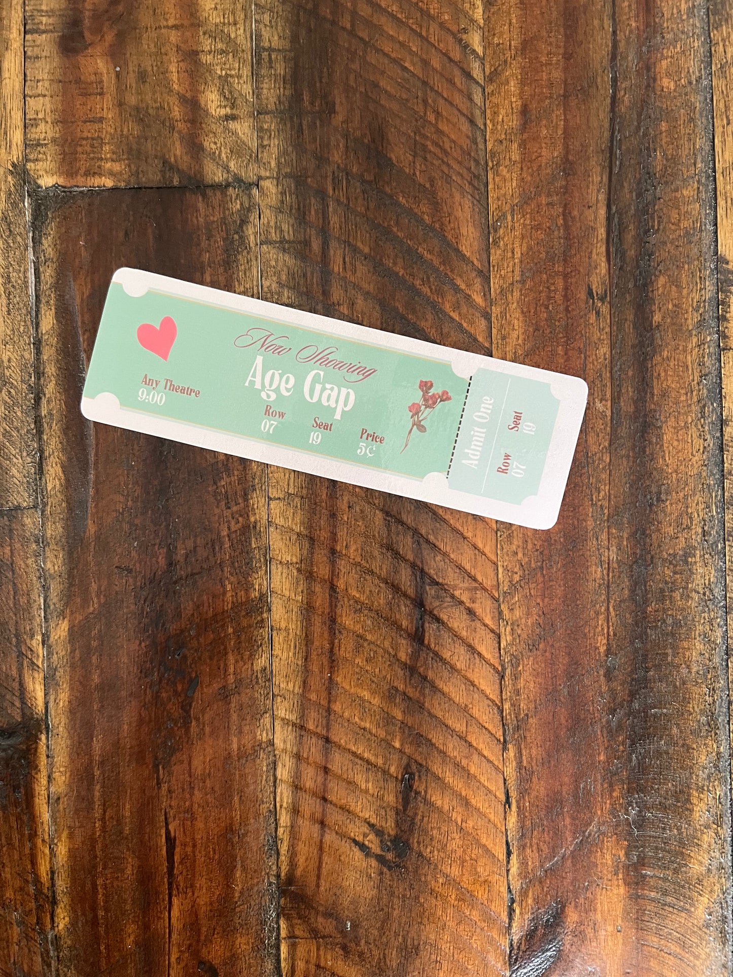 Age Gap Bookmark