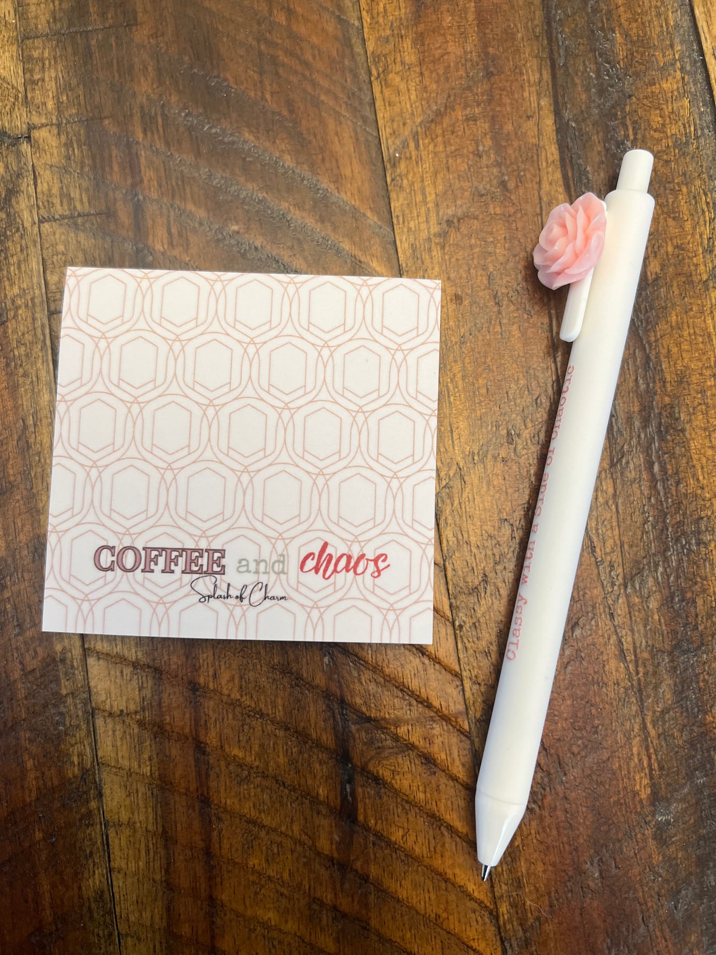 Coffee and Chaos Post-It Notes