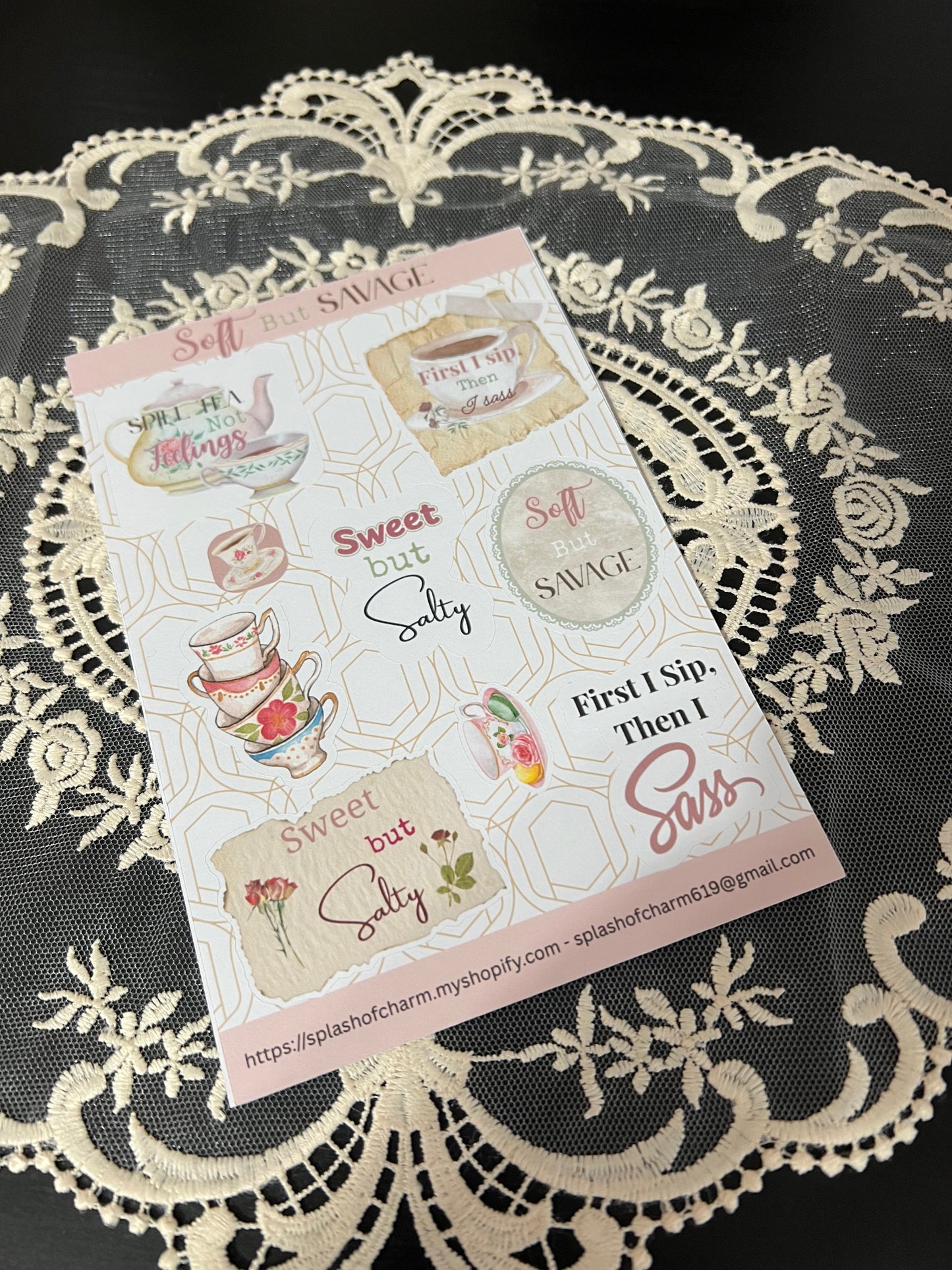 Soft but Savage Sticker Sheet