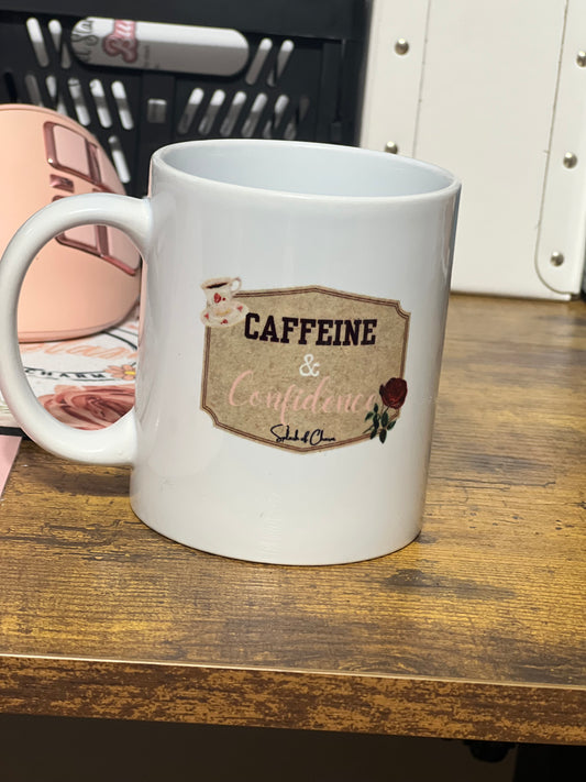 Caffeine & Confidence Coffee Mug