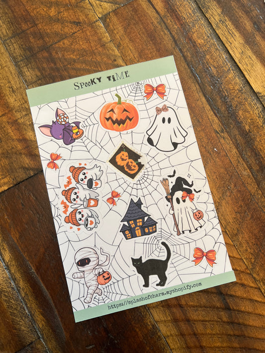 Spooky Time Sticker Sheet