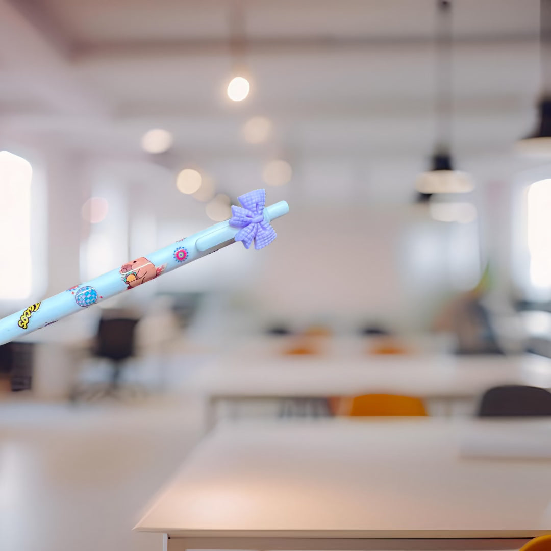 Taco the Capybara Black Ink Gel Charm Pen – Cute & Fun Stationery - Splash of Charm