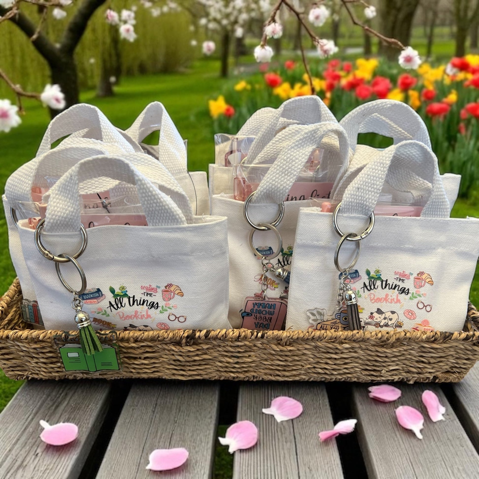 All Things Bookish Micro Tote Bundle - Splash of Charm