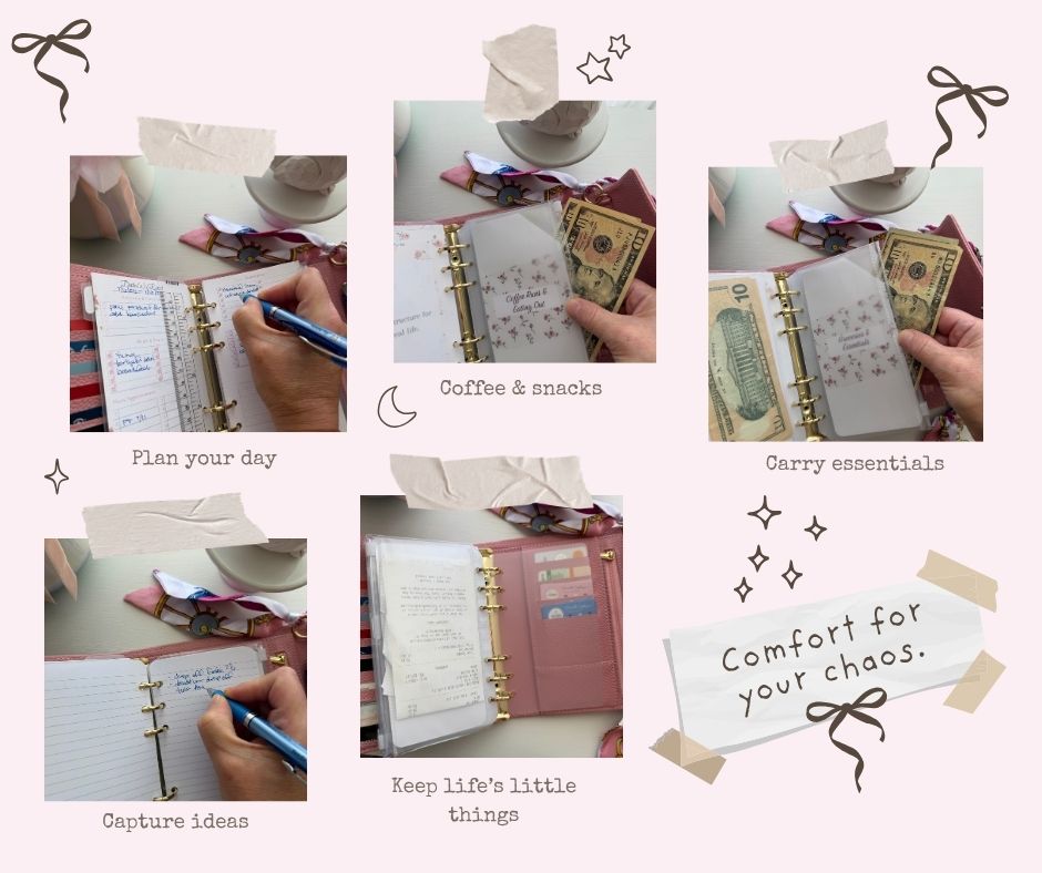 BAILEY CLUTCH™ | Includes the Daily Sidekick™ System | A6 Personal Organizer - Splash of Charm