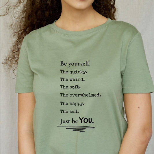 Be Yourself Graphic Tee - Splash of Charm