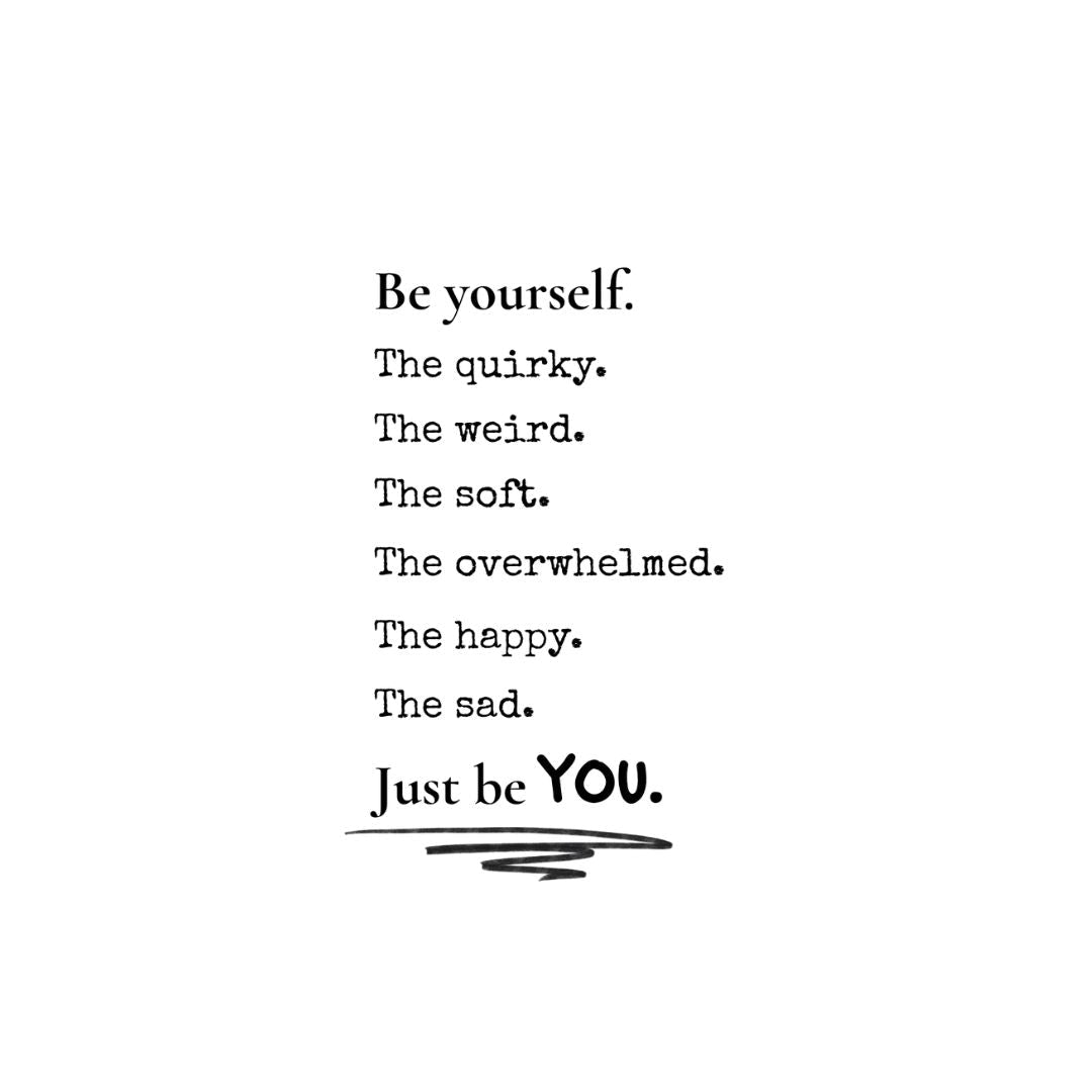 Be Yourself Soft Life Graphic Tee - Splash of Charm