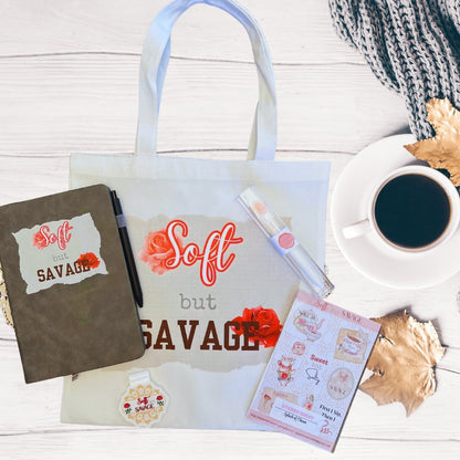 Bookish Babe Bundle – Book Lover Gift Set with Tote, Stickers & Accessories - Splash of Charm