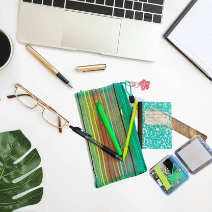 Mesh Pencil Pouch Stationery Set – Complete Bookish Organizer Kit - Splash of Charm