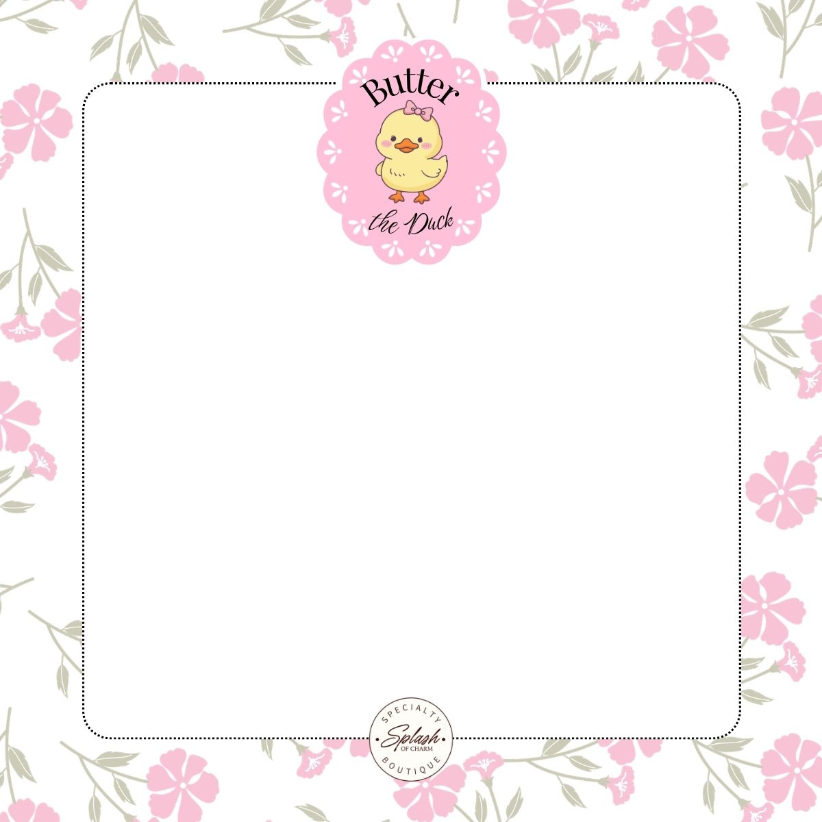 Butter the Duck Mini Notepad | 3.5 x 3.5 Notepad - Splash of Charm