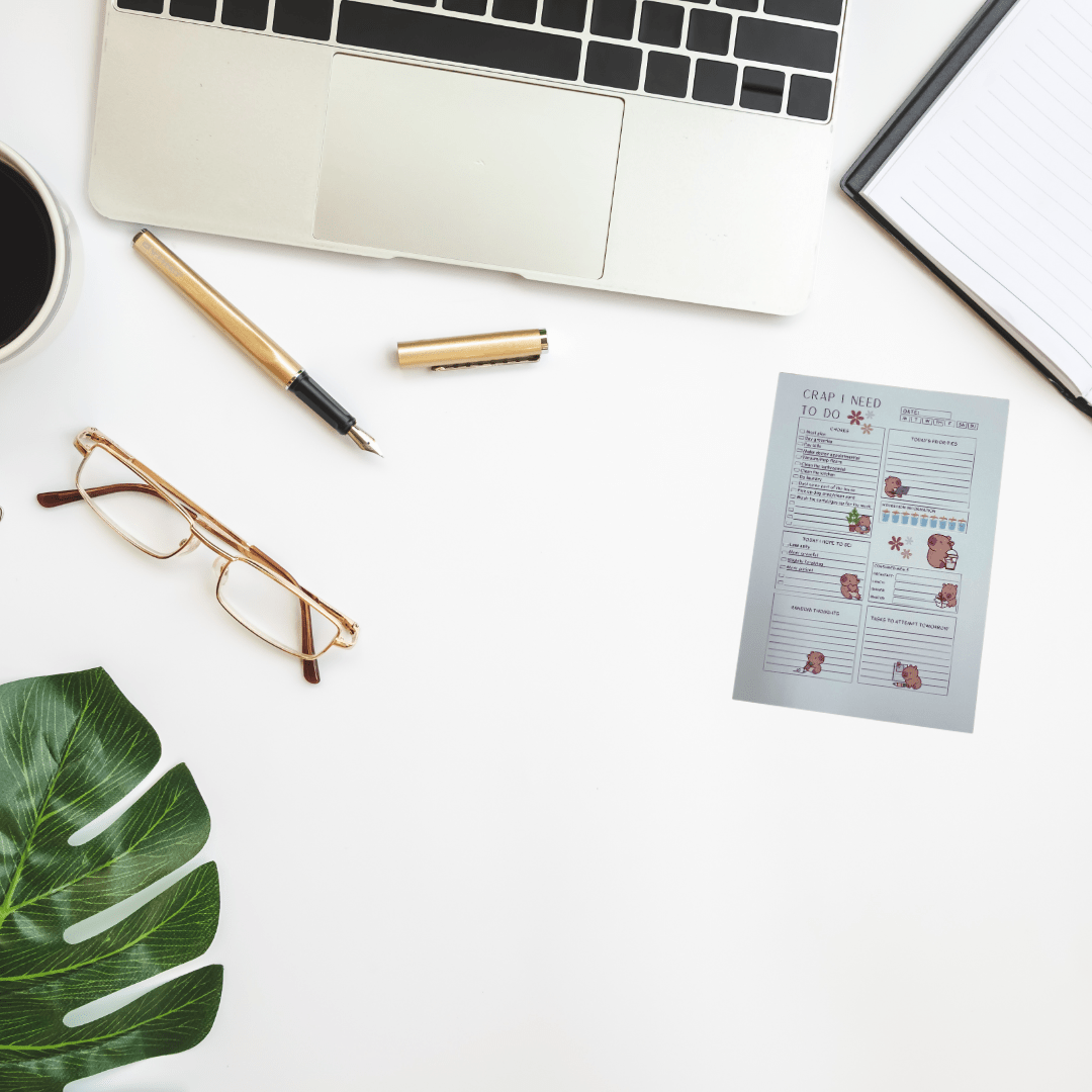 Capybara Daily Planner - Splash of Charm