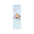 Hippie capybara library card bookmark with Good Vibes and Great Stories quote