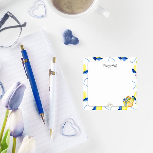 Citrus Collection Tear-Off Notepad | 3x3 Daily Notes - Splash of Charm