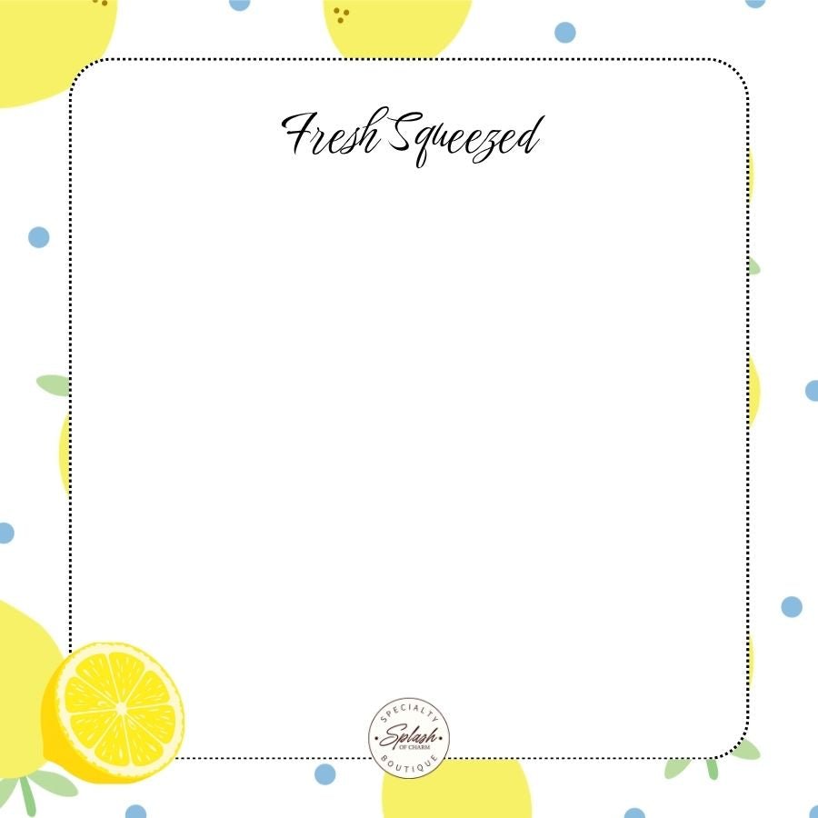 Citrus Collection Tear-Off Notepad | 3x3 Daily Notes - Splash of Charm