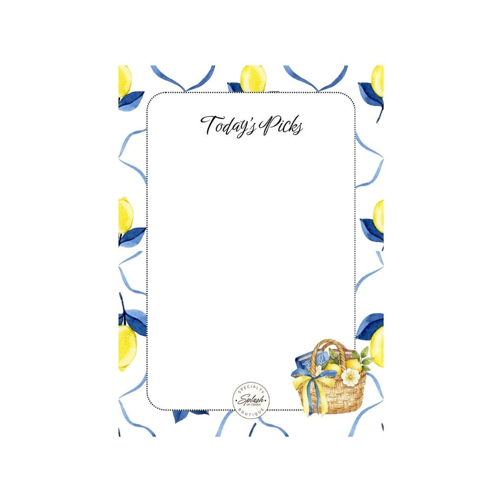 Citrus Notes™ | 5x7 Tear-Off Notepad - Splash of Charm