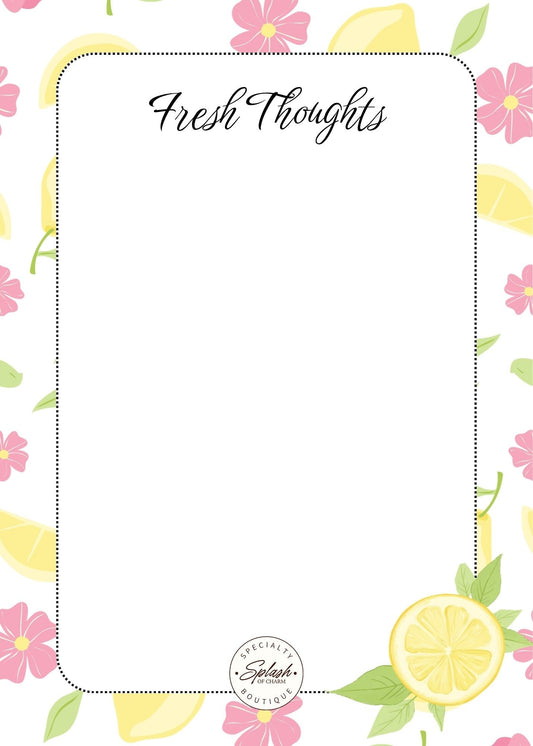 Citrus Notes™ | 5x7 Tear-Off Notepad - Splash of Charm