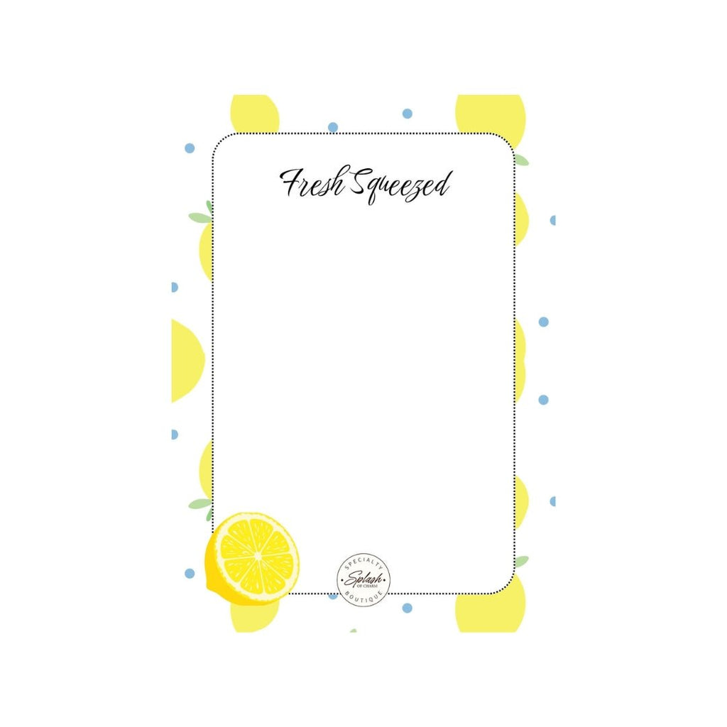 Citrus Notes™ | 5x7 Tear-Off Notepad - Splash of Charm