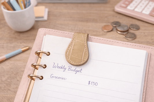 Classic PU Magnetic Bookmark Set | Faux Leather Page Markers (Set of 3) - Splash of Charm