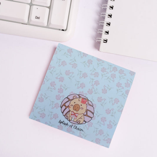 Concha the Capybara Post - It Notes – Fun & Functional Sticky Notes - Splash of Charm