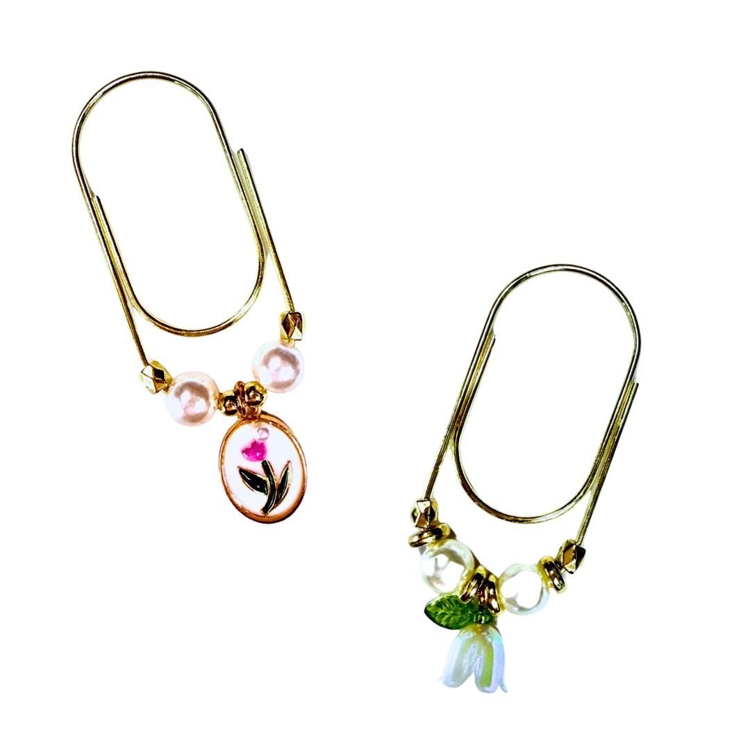 Cozy Charm Page Clips – Cute Aesthetic Book & Planner Clips - Splash of Charm