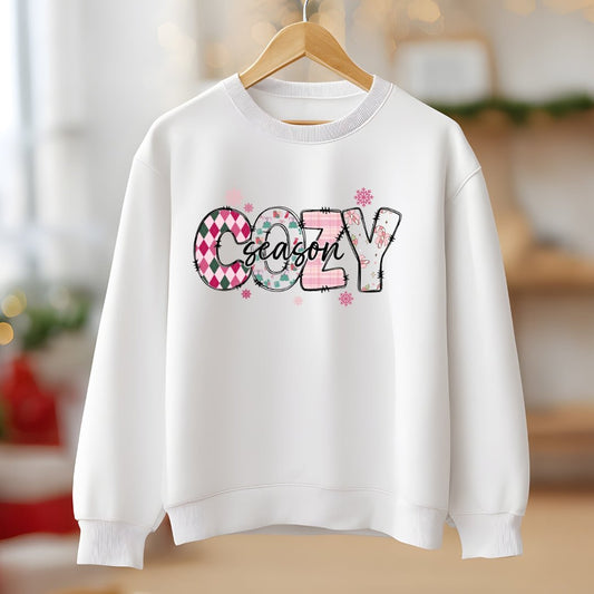 Cozy Season Christmas Sweatshirt – Warm & Festive Holiday Pullover - Splash of Charm