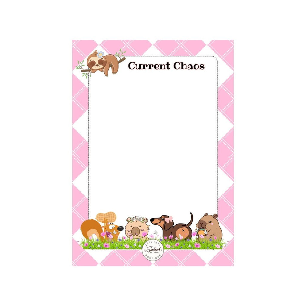 Current Chaos 5x7 Notepad - Splash of Charm