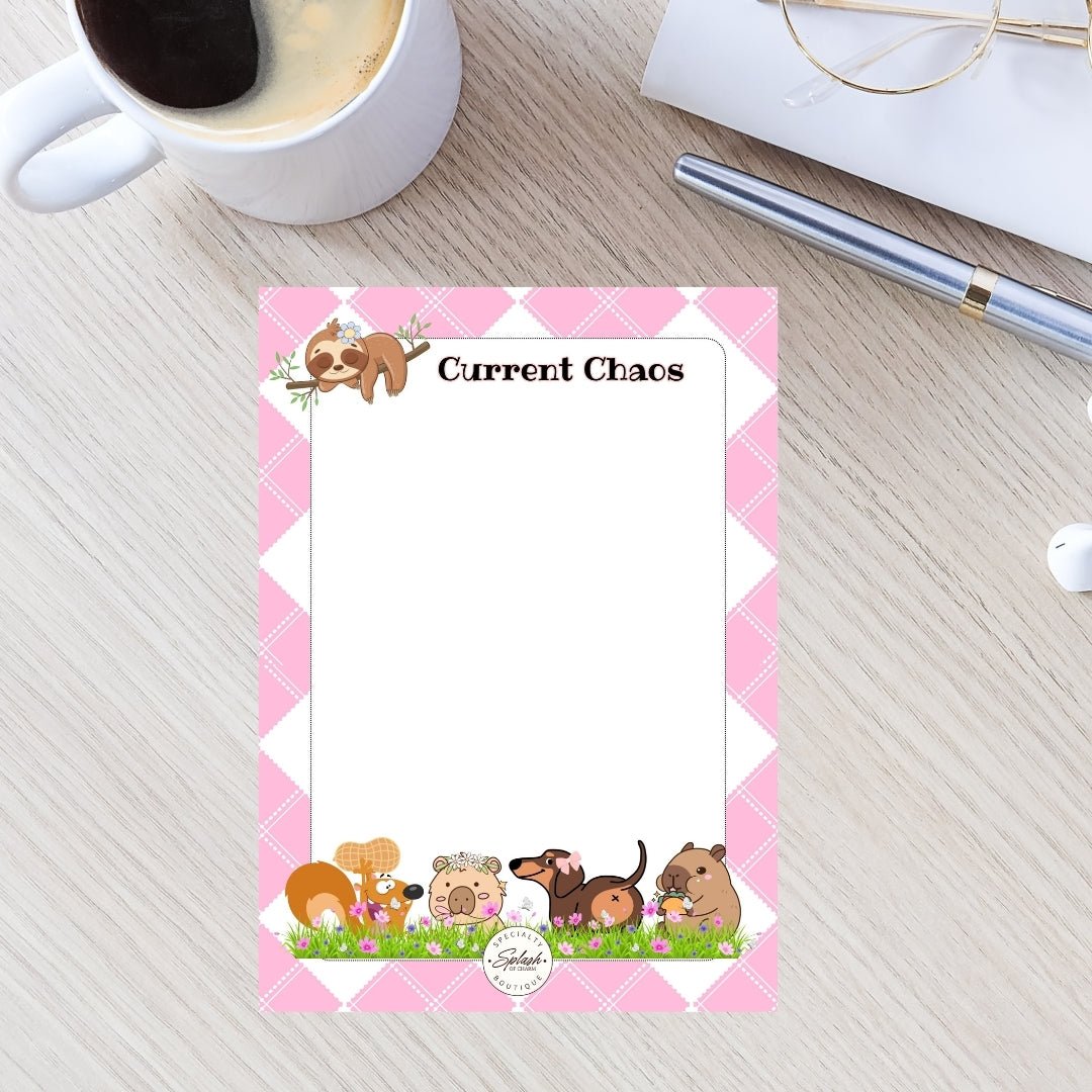 Current Chaos 5x7 Notepad - Splash of Charm