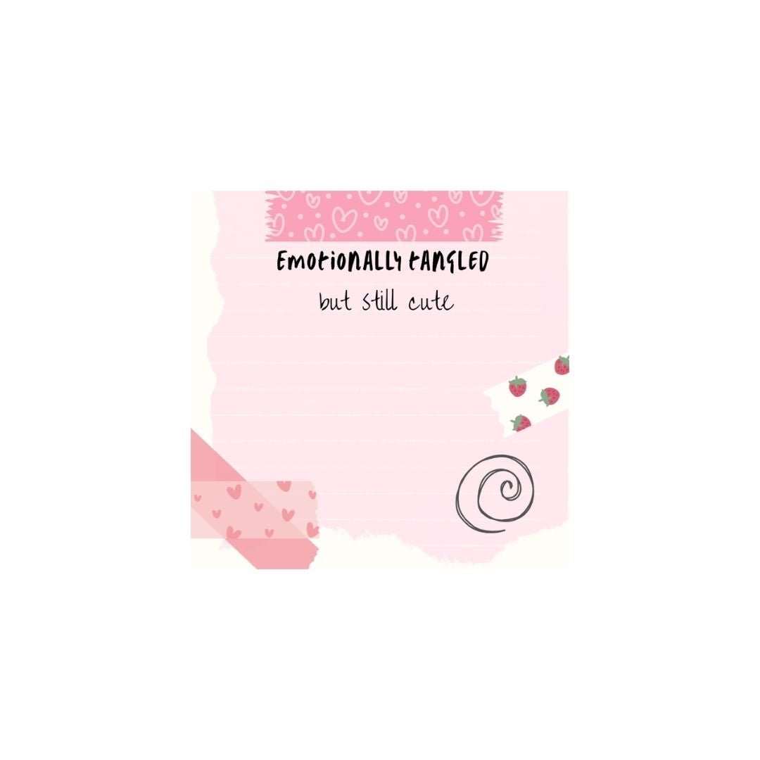 Emotionally Tangled But Still Cute Post - it® Sticky Notes - Splash of Charm