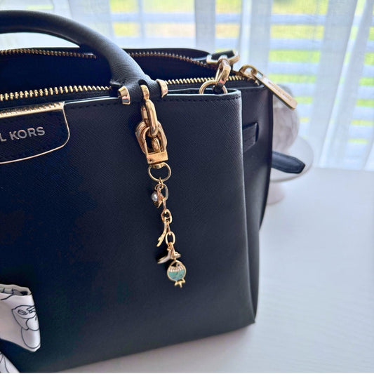 Fish Purse Charm | Coastal Bag Charm - Splash of Charm