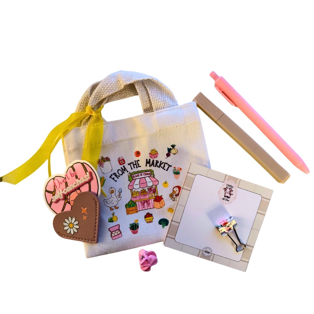 From the Market Micro Tote Gift Set - Splash of Charm