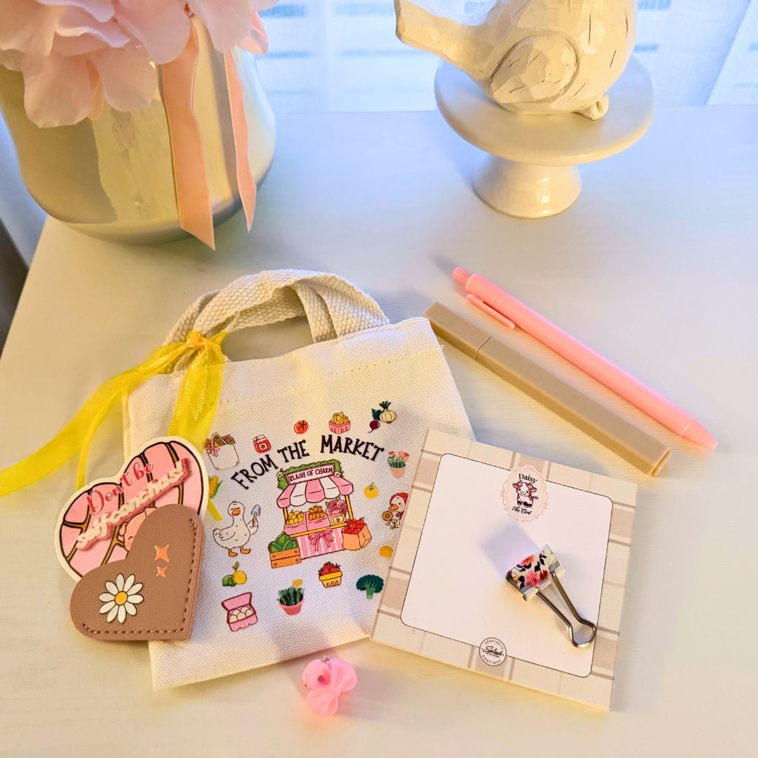 From the Market Micro Tote Gift Set - Splash of Charm