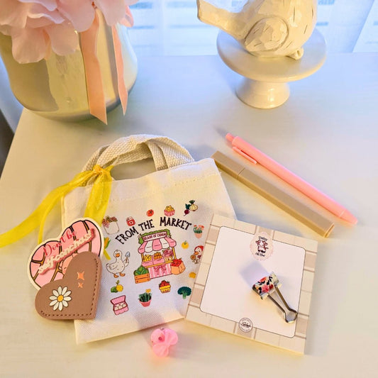 From the Market Micro Tote Gift Set - Splash of Charm